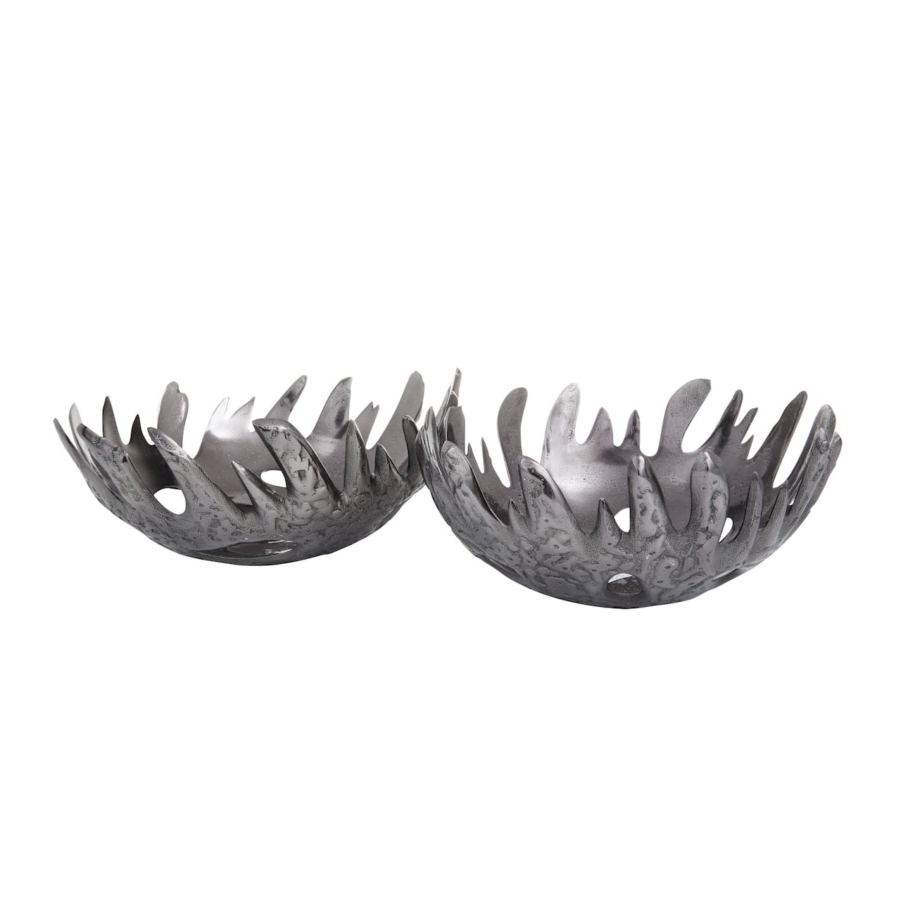 Grey Contemporary Abstract Decorative Bowl